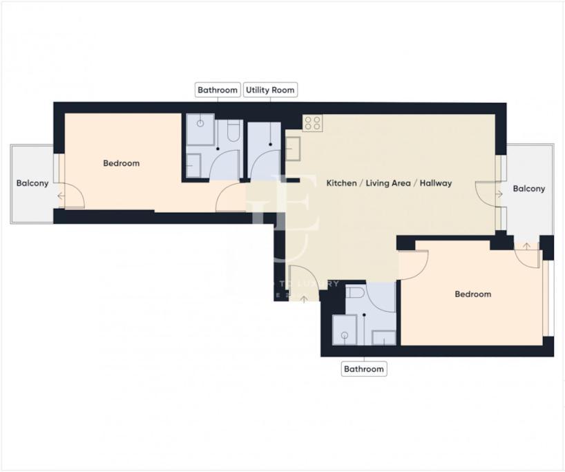 Tokiyo: A Lovely Center 2 Bedrooms With Private Parking Apartamento
